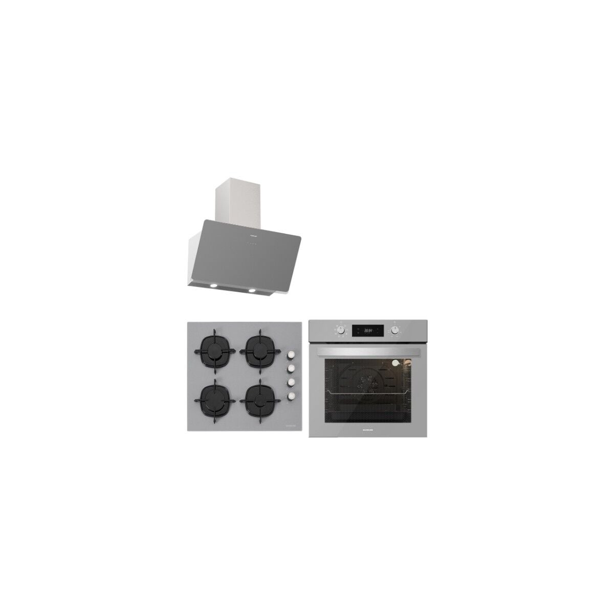 Silverline  3'lü Ankastre Set (BO6504S01-3457 SOHO-CS5335S02)