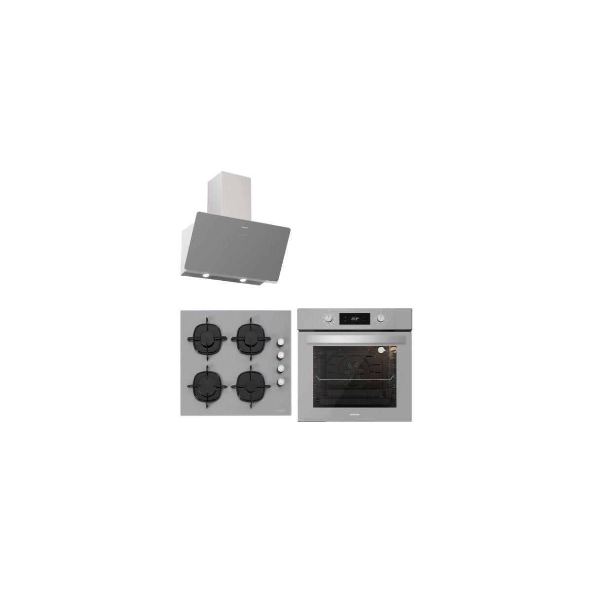 Silverline  3'lü Ankastre Set (BO6504S01-3457 SOHO-CS5335S02)