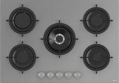 Ferre Fryart Real Luxury Serisi Gri Cam  Ankastre Set (D065 + RS038 + XE63CPR)