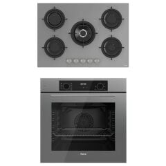 Ferre Icon Plus 75 Serisi 2li Cam Ankastre Set (QBL63CPR-RS038)