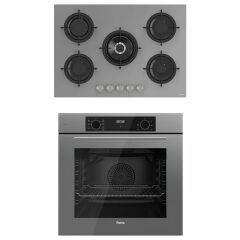 Ferre Icon Plus 75 Serisi 2li Cam Ankastre Set (QBL63CPR-RS038)