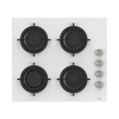Ferre Steamart-Fryart-Sılentart Serisi Beyaz Set (CS206 + QEP64CB +D081-SA) - Emaye Izgara