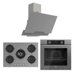 Ferre Ankastre Set 5 Gözlü Gri Fryart