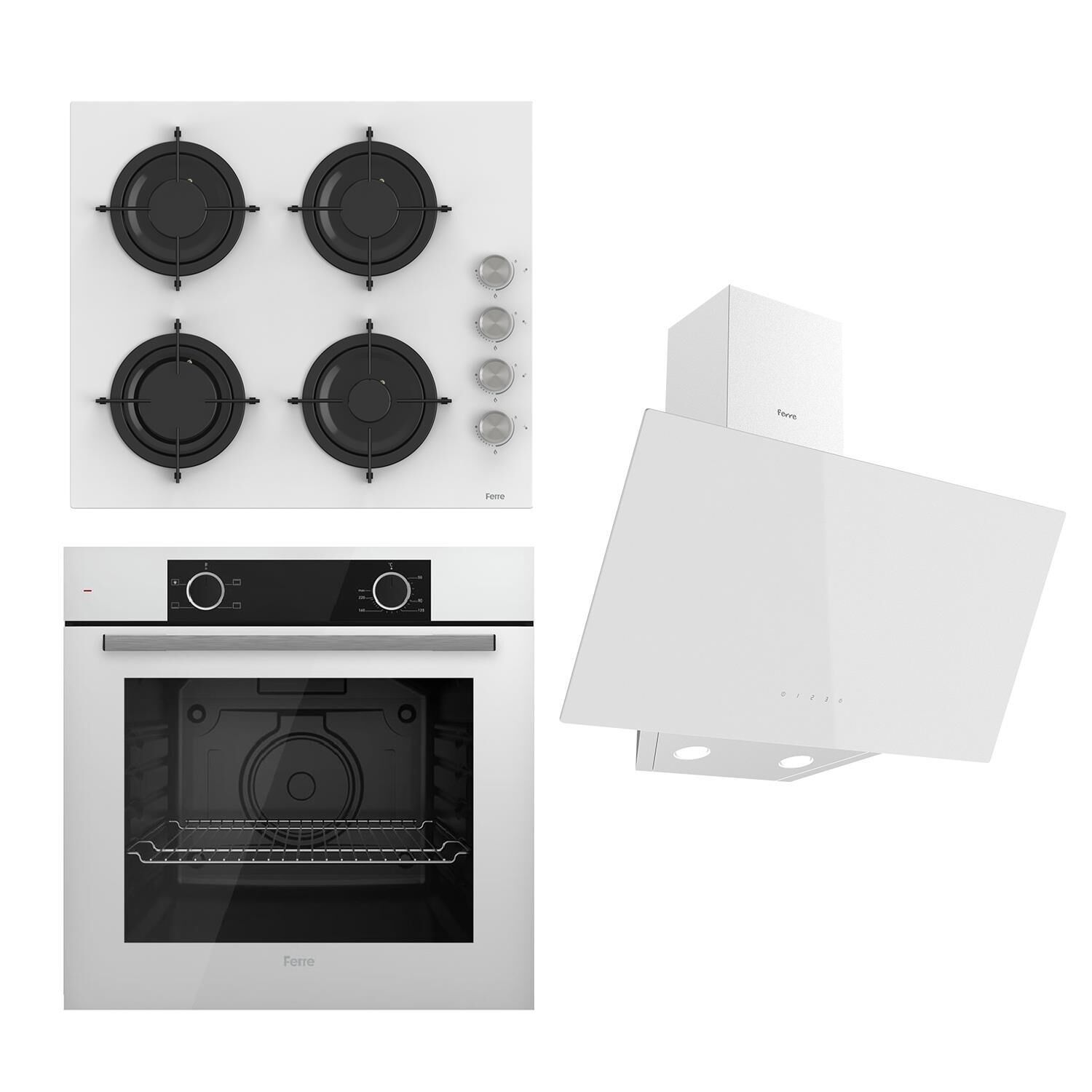 Ferre Stati̇k Cs Serisi Beyaz Set (cs206 + Xe61cb +d078 )