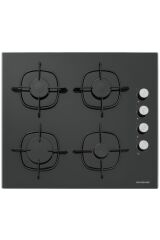 Silverline 3'lü Siyah Cam Ankastre Set (3481 Flam 60 Siyah+cs5335b02+bo65e1b01)