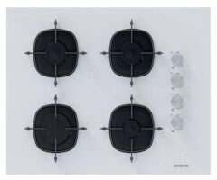 Silverline CS5665W01 Beyaz Cam Ankastre Ocak