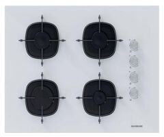 Silverline CS5665W01 Beyaz Cam Ankastre Ocak