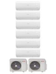 Bosch Multi Split İnverter Klima 64000 Btu Dış (36+28) + 6 İç Ünite 9+9+12+12+12+24 Btu