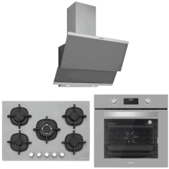Silverline Gri Cam Ankastre Set BO6502S02 - CS5364S01 - 3420 Classy 60