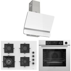 Ferre Fryart Sc Serisi Wok'lu Beyaz 3'lü Ankastre Set (XE64CB-SC406-D081)