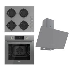 Ferre Flowart Serisi Gri Set (cs208 + Qms63cpr +d079 )