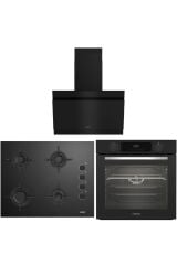 Altus ALA 332 B Fırın 159 DB Ocak 525 B Davlumbaz Siyah Ankastre Set