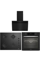 Altus ALA 332 B Fırın 159 DB Ocak 525 B Davlumbaz Siyah Ankastre Set