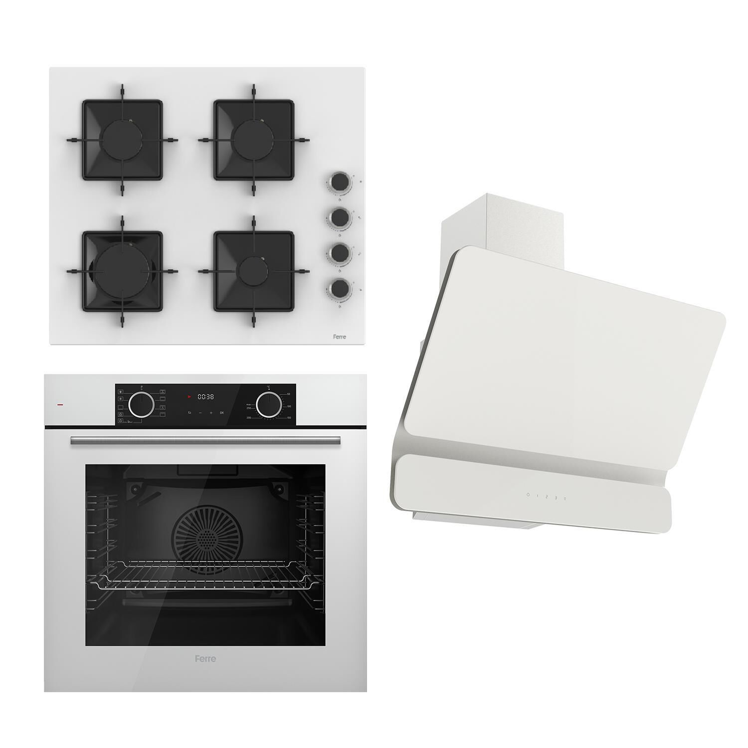 Ferre Fryart Ss Serisi Beyaz Set (ss206 + Xe63cb +d081 )