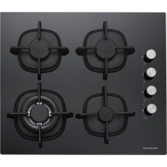 Silverline BO6504B01-CS5429B01-3420 Classy Siyah Cam Ankastre Set