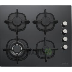 Silverline BO6502B02-CS5429B01-3420 Classy Siyah Cam Ankastre Set