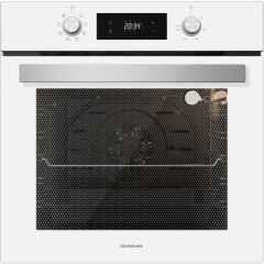 Silverline BO6504W01 - CS5343W01 - 3457 Soho 60 Beyaz Cam Ankastre Set