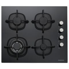Silverline BO6501B01 - CS5429B01 - 3457 Soho 60 Siyah Cam Ankastre Set