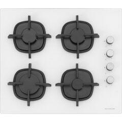 Silverline BO6502W02 - CS5343W01 - 3457 Soho 60 Beyaz Cam Ankastre Set