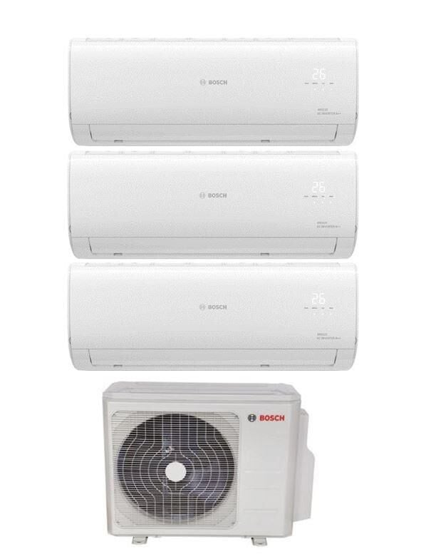 Bosch Multi Split İnverter Klima 36000 Btu 1 Dış + 3 İç Ünite 9000 + 12000 + 18000 Btu