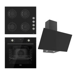 Ferre Flowart Serisi Siyah Set (cs205 + Qms63cs +d077 )