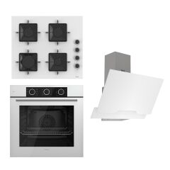 Ferre Flowart Ss Serisi Beyaz Set (ss206 + Xe62cb +d064 )