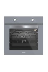 Silverline 2'li ikili Gri Cam Ankastre Set Cs5665S01 65cm Ocak - BO6501S01 Fırın