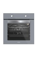 Silverline 2'li ikili Gri Cam Ankastre Set Cs5665S01 65cm Ocak - BO6501S01 Fırın