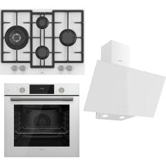 Ferre Flowart Serisi Beyaz Set (ED076 + QMS63CB +D078 )