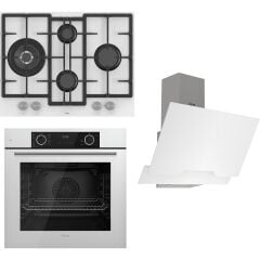 Ferre Fryart Serisi Airfry Pişirme Beyaz Set (ED076 + XE63CB +D064 )