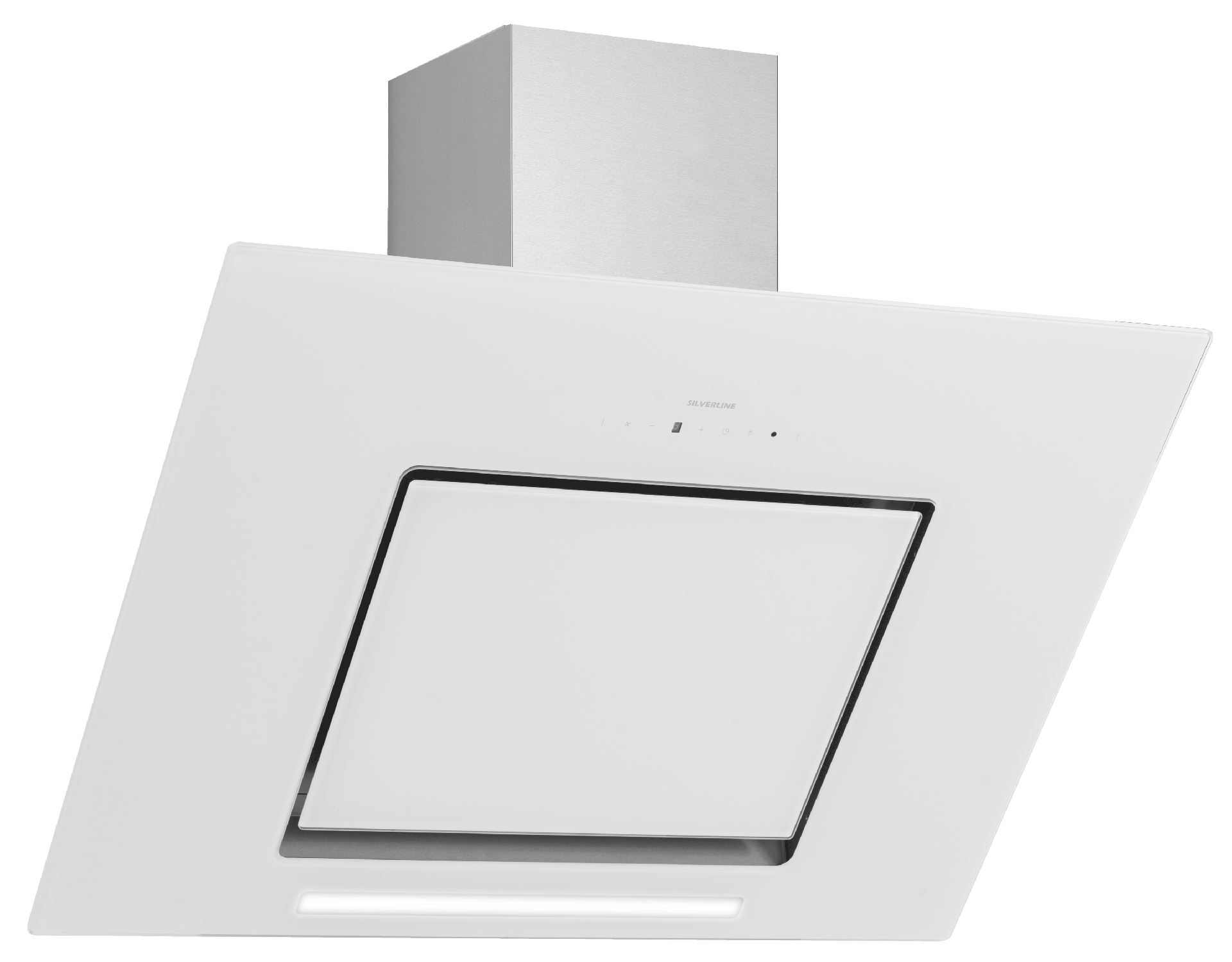 Silverline 3261 Andromeda Silence Ultra Sessz Beyaz Cam Davlumbaz