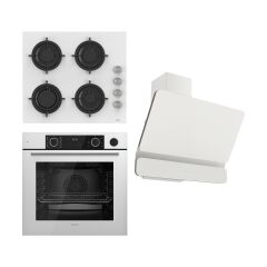 Ferre Flowart Serisi Beyaz Set (ED076+ QMS63CB +D081 )