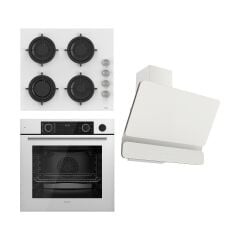 Ferre Flowart Serisi Beyaz Set (ED076+ QMS63CB +D081 )