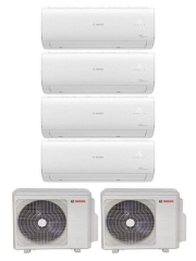 Bosch Multi Split İnverter Klima 72000 Btu Dış (36+36) + 4 İç Ünite 12000 + 12000 + 24000 + 24000 Btu