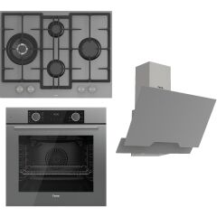 Ferre Fryart Serisi Airfry Pişirme Gri Set (ED078 + XE63CPR +D065 )