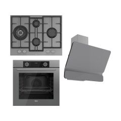 Ferre Fryart Serisi Airfry Pişirme Gri Set (ED078 + XE63CPR +D082 )