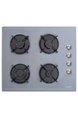 Silverline Luno Gri Cam Ankastre Set (3420 - CS5335S01 - BO6502S01)