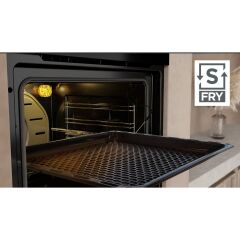 Silverline BO65P4W01 Buhar Destekli + Airfryer Özellikli Ankastre Fırın Beyaz