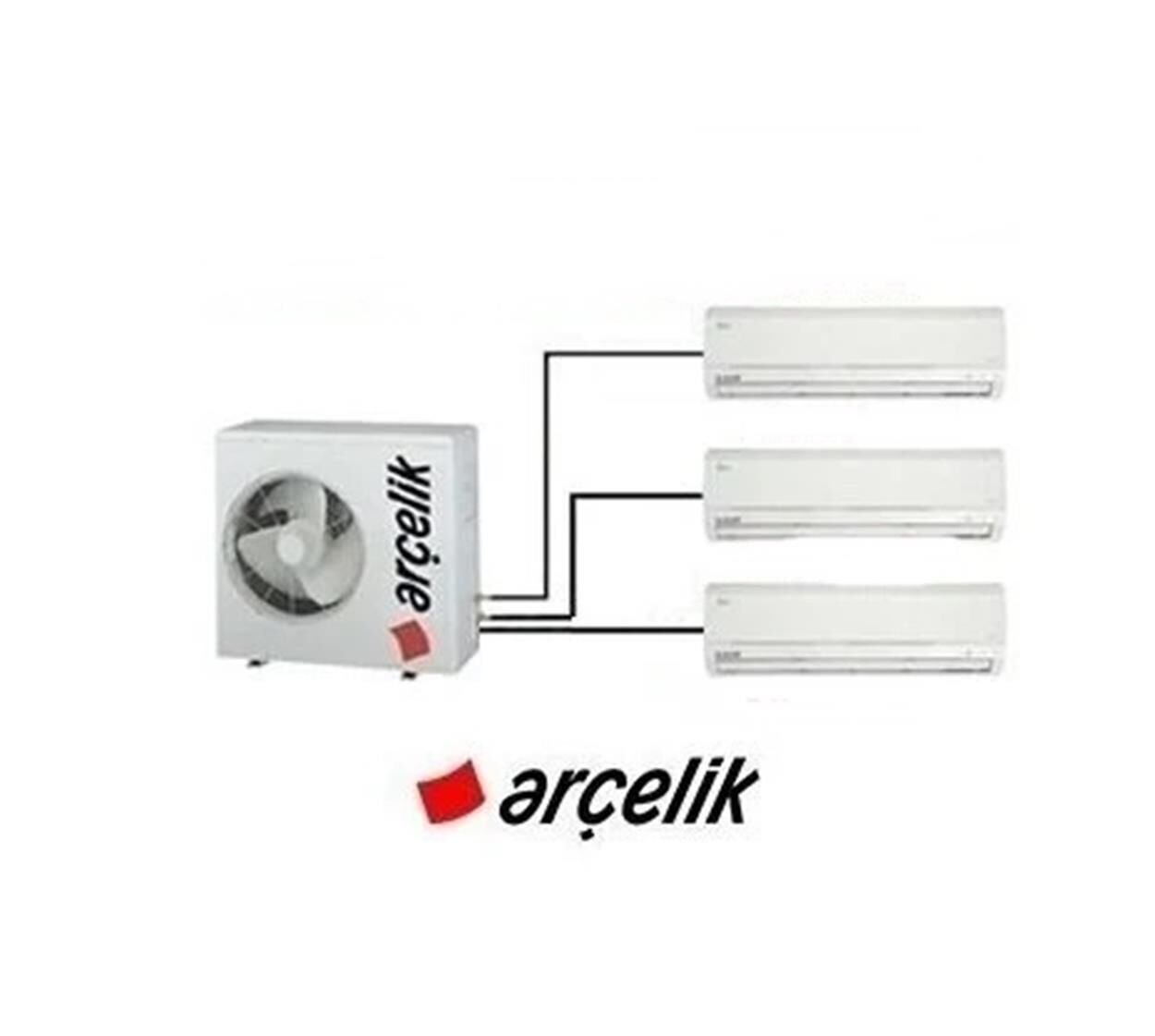 Arçelik Multi Sistem Duvar Tipi 3+1 İnverter 9+9+9 18000Btu Klima ZM18103-999