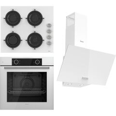 Ferre Statik Cs Serisi Beyaz Set (CS206 + XE61CB +D087 )