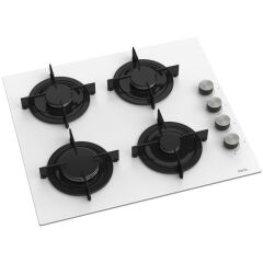 Ferre Cs206 60 Cm Beyaz Cam Ankastre Ocak