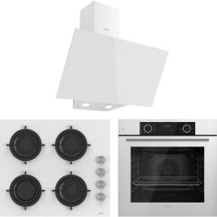 Ferre Ultra Fryart Cs Serisi Beyaz Ankastre Cam Set (D078 + CS206 + XE63CB)